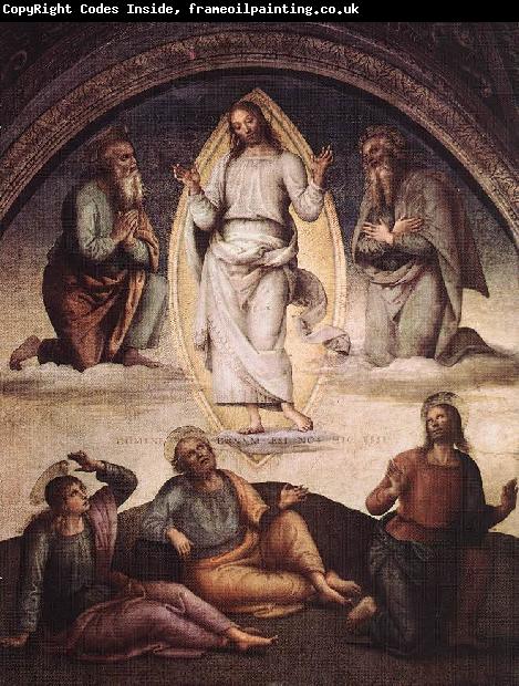 PERUGINO, Pietro The Transfiguration